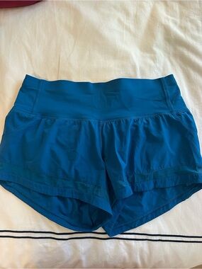 Women’s Performance Running Shorts - Teal Blue